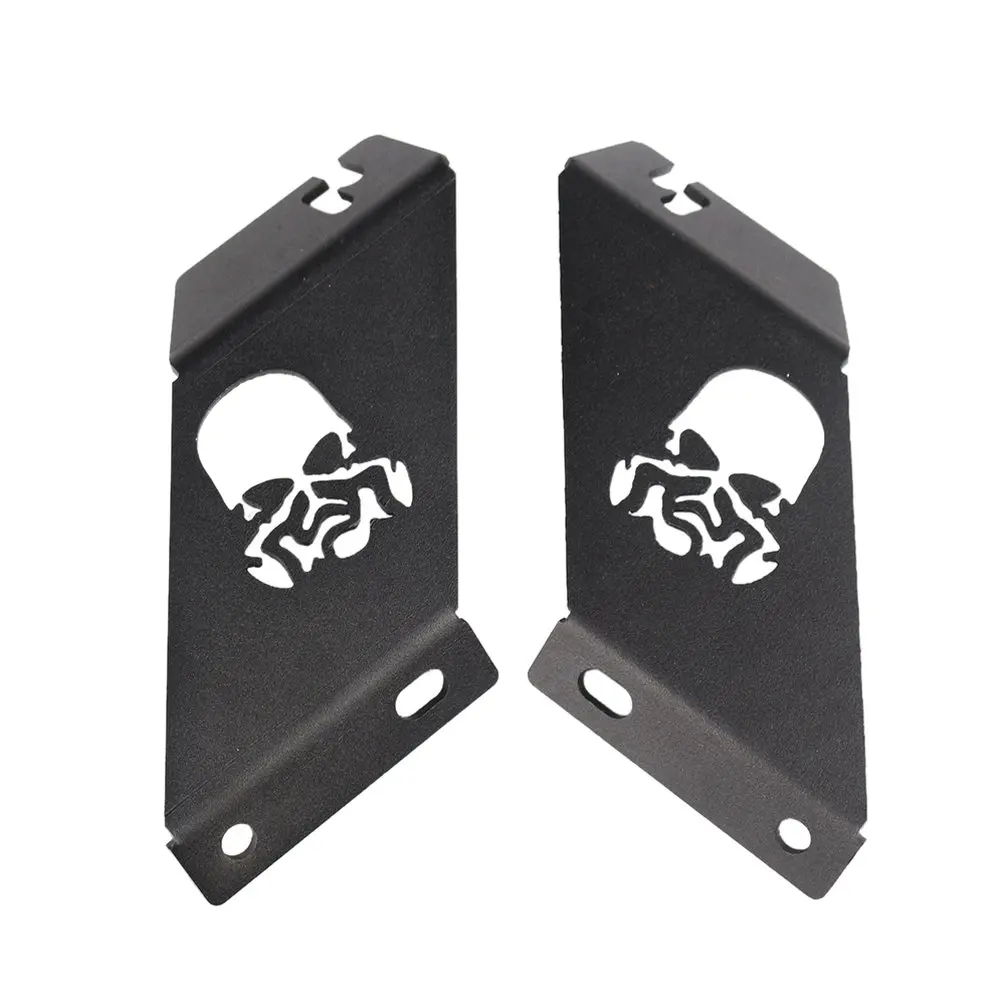 

For 2007-UP Jeep Wrangler JK LED Light Bar Skull Hood Mounting Brackets Fit 20-22" Straight LED Work Light Bar