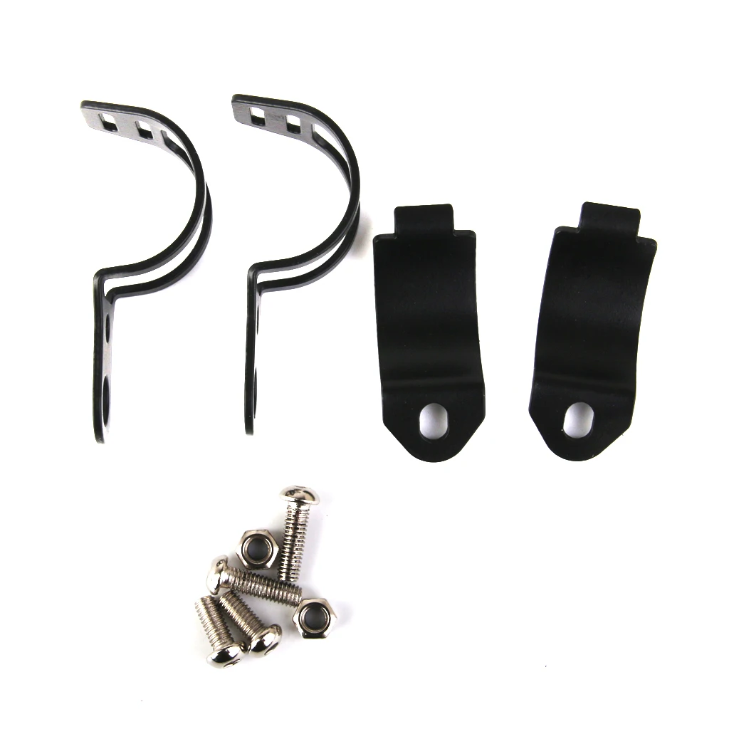 Black Dirt Bikes Turn Signal Light Mount Brackets Fork Ear Clamps For 
