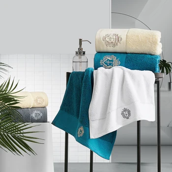 

Korea Soft Hotel Bath Towels Adults Cotton Large Super Absorbent Fabric Thicken Bath Towel Set Bathroom Home Bath Towels MM60YJ