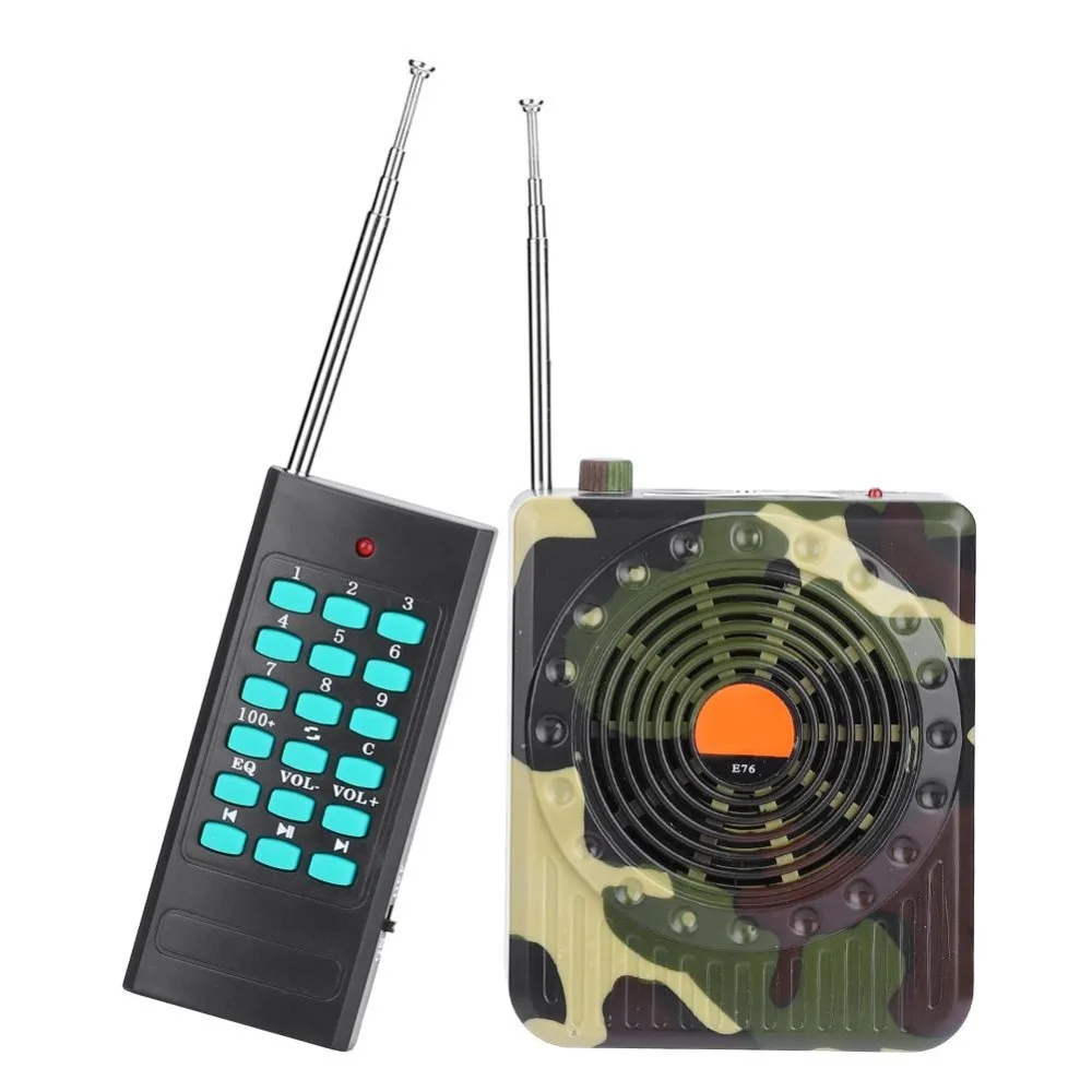 PDDHKK 210 звуковая охотничья приманка 35 Вт динамик птица звонящий звук MP3 плеер птица Ловушка с 2200 мАч литий-ионный аккумулятор Поддержка TF карты