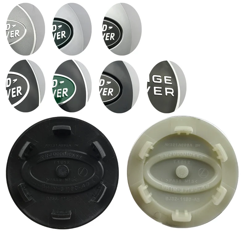 100pcs 62mm 63mm green Wheel Center Hub Caps Cover Emblem logo For Land