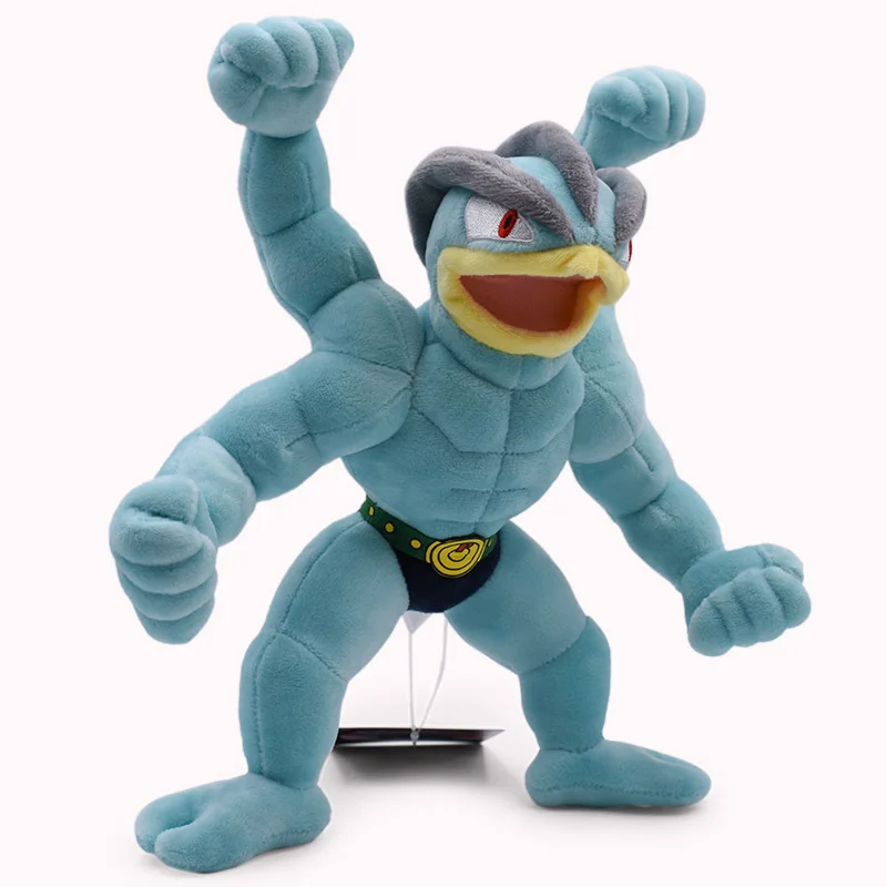 Takara Tomy кукла мультяшная аниме-фигурка Machamp плюшевая мягкая большие рождественские подарки для детей Набивная игрушка покемон - Цвет: Machamp
