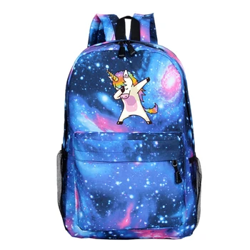 

Hot Sale Boys Girls Unicorn Dabbing School Backpack Fashion New Pattern Laptop Mochila Men Women Teens Travel Rucksack