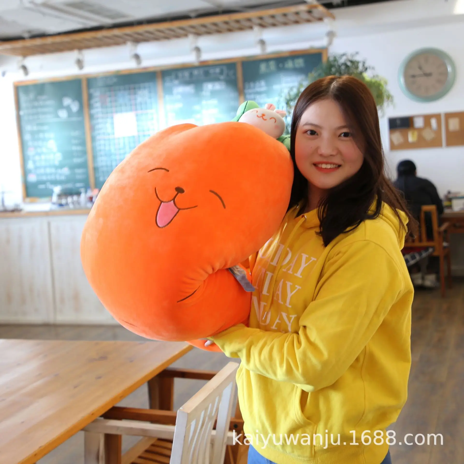 

Dorset Dudu Bouncing Carrot Doll Model Gourd Bu Plush Toys Doll Pillow Backrest Creative Gift