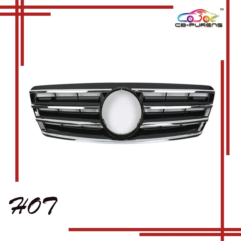 US $55.16 20002006 ForMercedesBenz CClass W203 Cl Style Front Bumper Racing Grille With Emblem