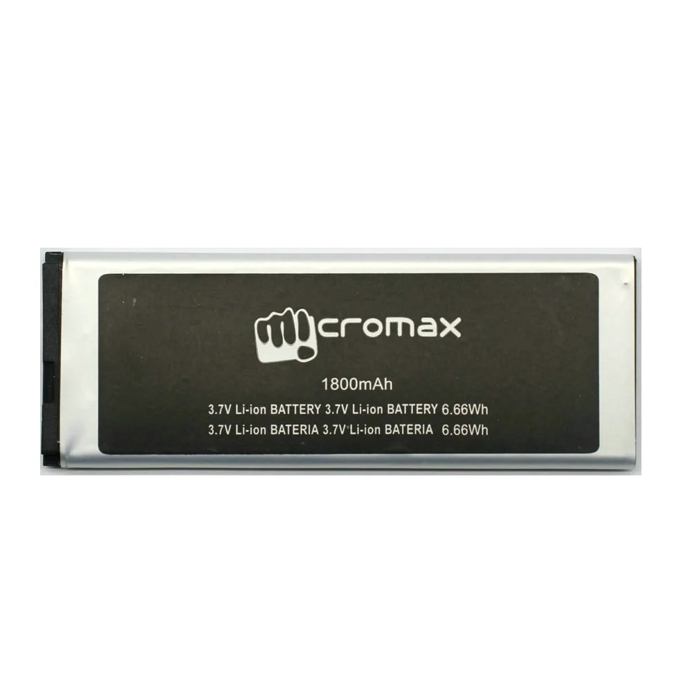 1 шт. 1800 мАч высококачественный аккумулятор для телефона Micromax Q301 + код