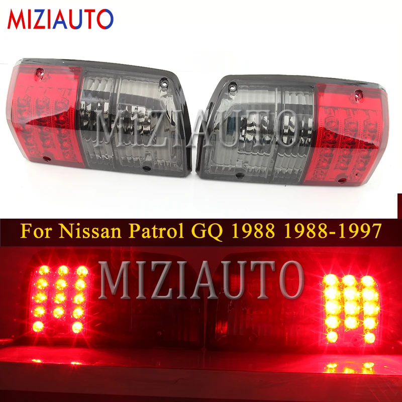 MIZIAUTO задний светильник для Nissan Patrol GQ 1988 1997 серии красный и Копченый тормозной