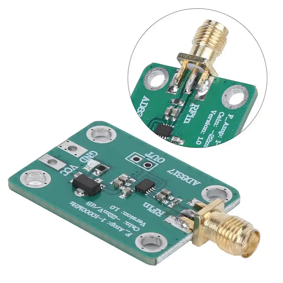 5V RF Signal Log Power Meter Controller Output 0.1-2.5GHz AD8313 Voltage Signal Power Measurement 0～5 Jeanoko Logarithmic Detector DC 3 