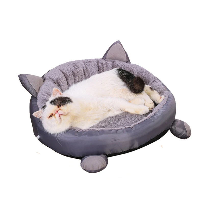 Winter Warm Cat Mat Cotton Cat Bed House for Cats Cute Cat Beds Pet Cat