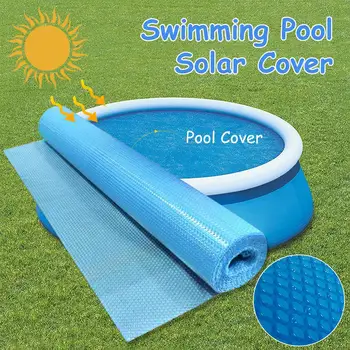 

Rectangular Blue Pool Cover Dustproof Pool Cover for Swim Centers Inflatable Pool Prop-up Pool #4O