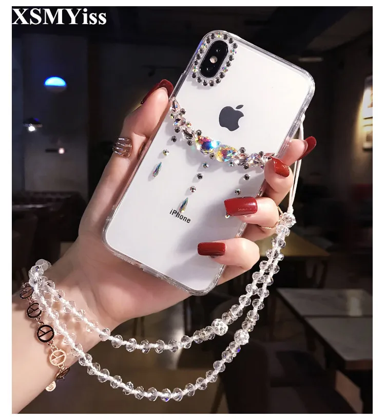 Для Samsung S6 S7 S8 S9 S10 S11 PLUS Lite Note 5 8 9 10 роскошный блестящий мягкий прозрачный чехол из