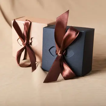 

20pcs White Carton Cardboard Box Brown Envelope Style Kraft Paper Box For Candy Cookies Packaging Gift Box Christmas New Design