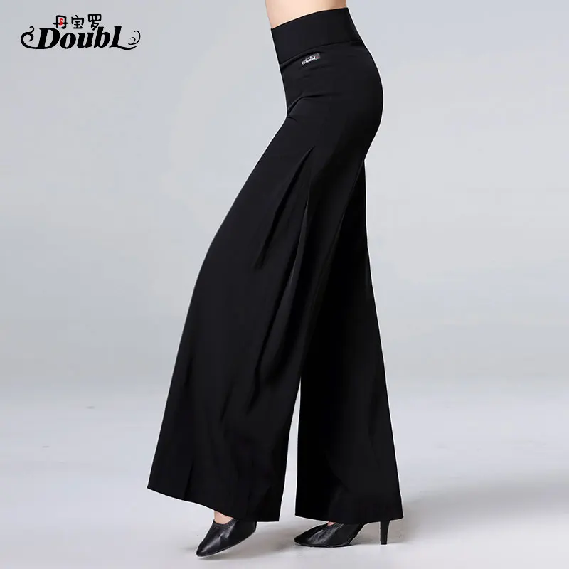 Doubl Dance Trousers Black Palazzo 