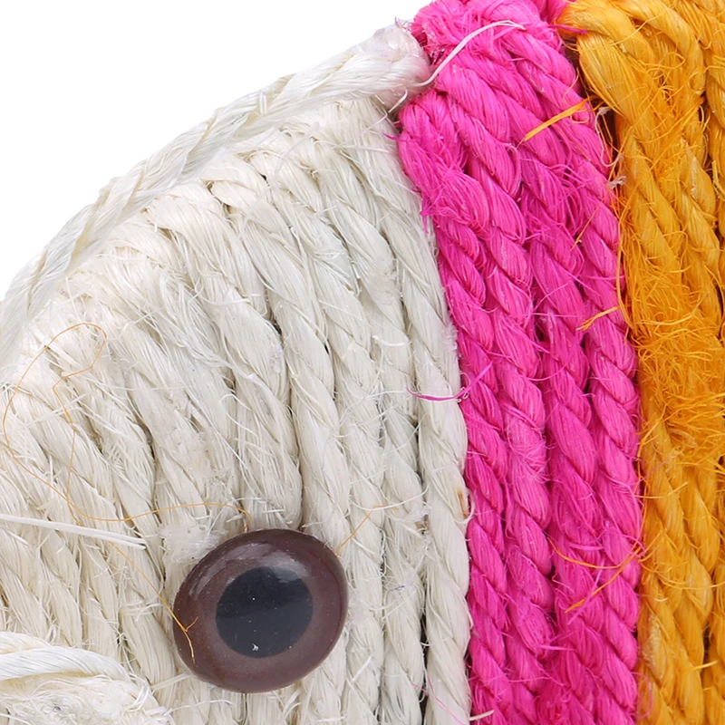 Игрушка из сизаля в форме кошки для кошек, котенок, мята, игрушки для рыб, Измельчающие зубы для чистки зубов, Поставка игрушек для домашних животных