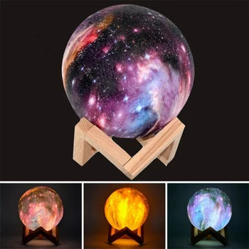 

3D Magical Moon Lamp LED Night Light Colorful Change Moonlight Sensor Remote Control Dimmable Home Decor Creative Gift Hot Sale
