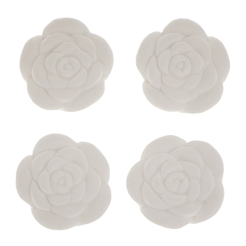 10pcs Rose Perfume Stone Aroma DIY Essential Oil Diffuser Home Air Freshener Aroma Fragrance Stone Solid Air Fresheners 