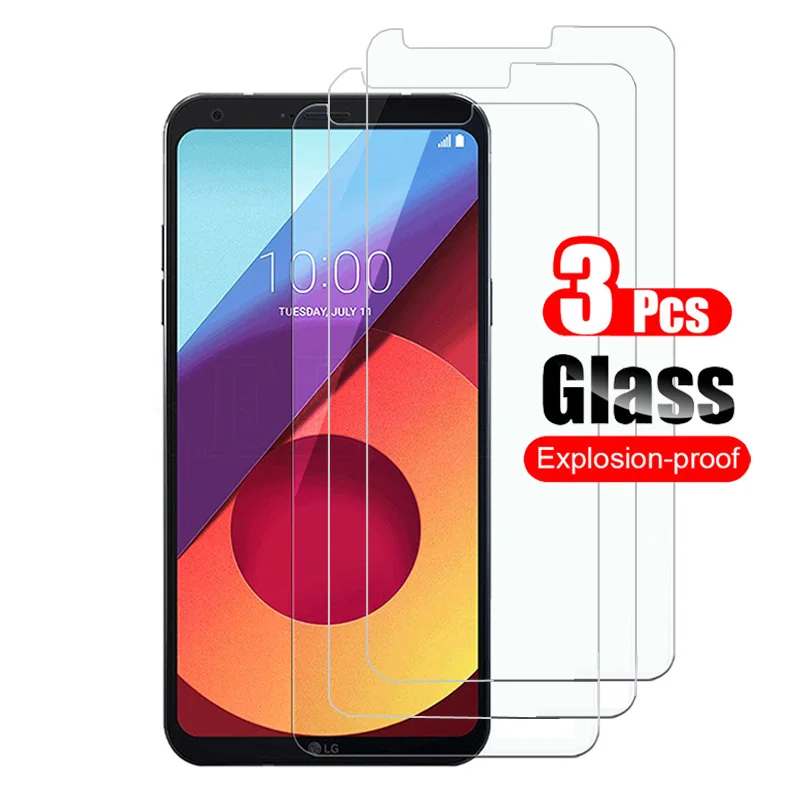 3 шт. закаленное стекло для LG Q6 Q6a Plus M700N усиленная Защитная пленка телефона 9H