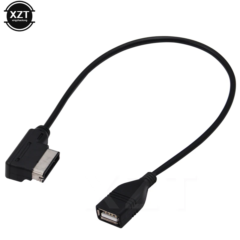 USB AUX Cable Music MDI MMI AMI to USB Female Interface Audio AUX Adapter Data Wire  For VW MK5 For AUDI A3 A4 A4L A5 A6 A8 Q5