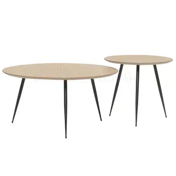 

Nordic Wrought Iron Coffee Table Combination Modern Minimalist Creative Small Apartment Living Room Home Round Solid Wood Simple