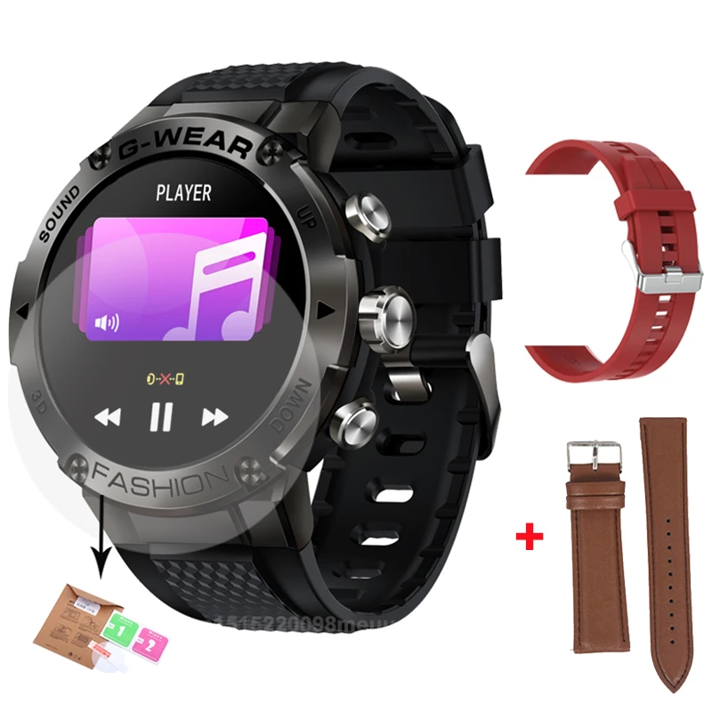 Sports Smart Watch Men BT Phone Call Customize Watch Faces Music Fitness Tracker Super Long Standby Smartwatch Android IOS K28H 