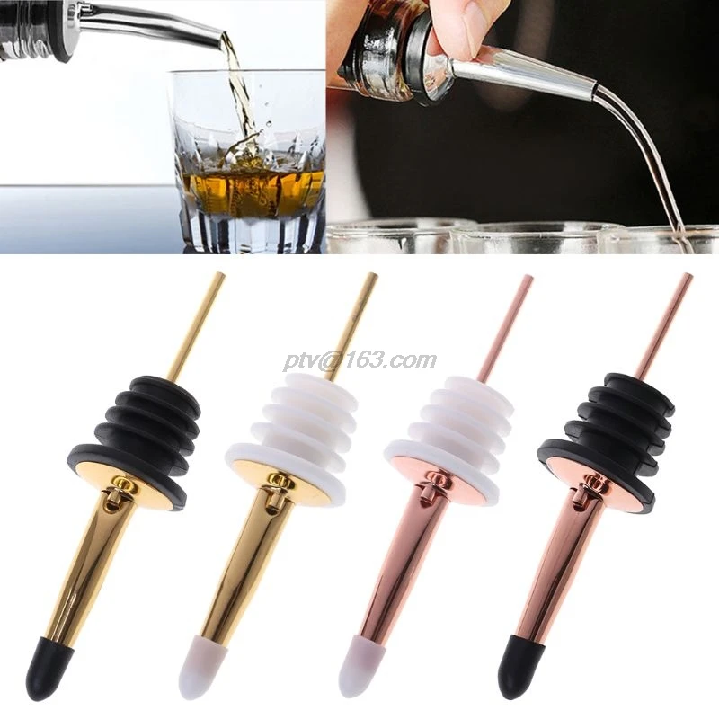 Нержавеющая сталь Ликер Spirit Pourer Бутылка для вина Pour Flow Spout Пробка колпачок