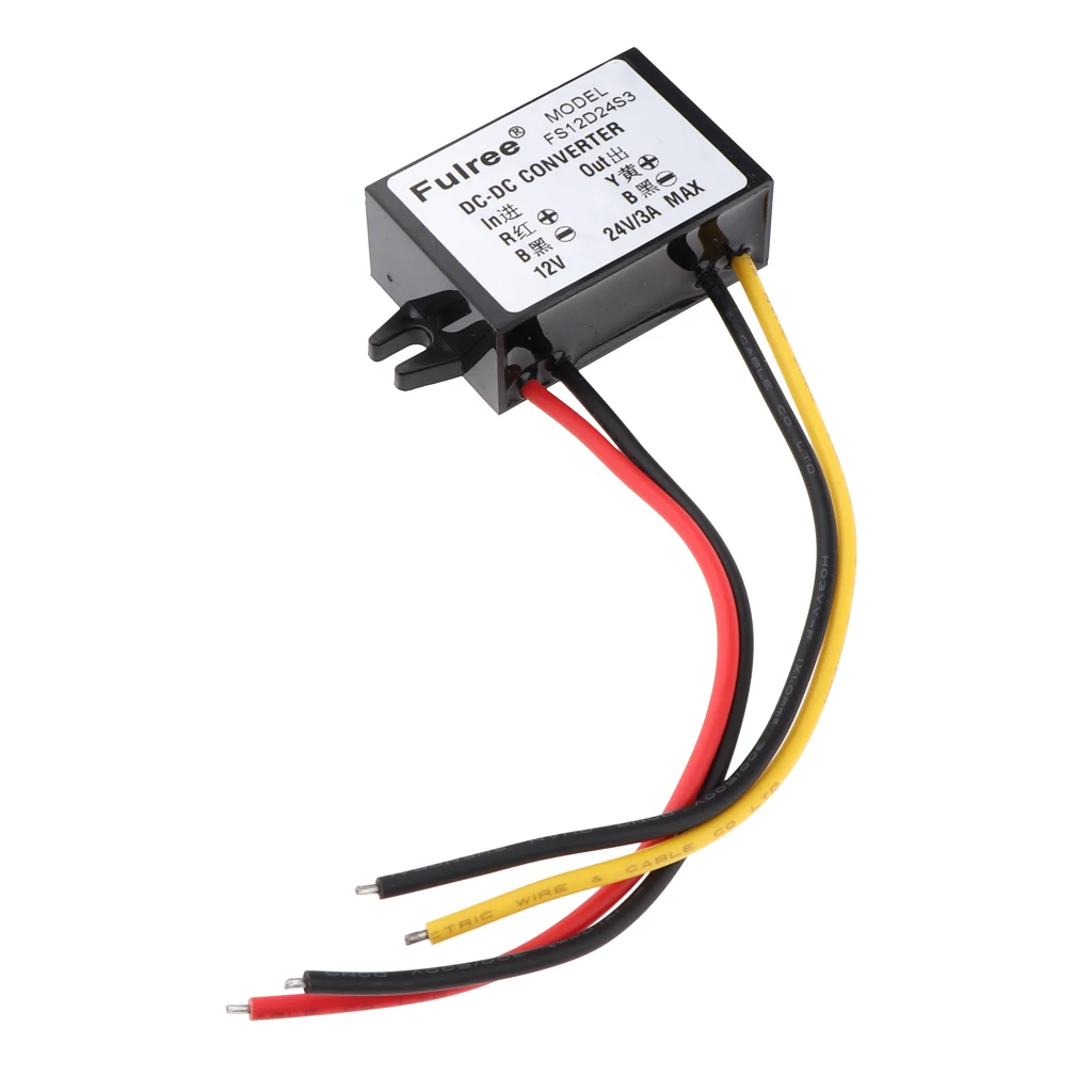 DC Boost Converter 9-22V Step-up To 24V 3A 72W Power Supply Module For Car