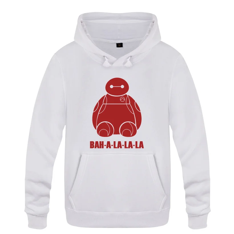 BAY HOT BAYMAX BAH-A-LA-LA-LA Большой Герой 6 толстовки мужские мужские пуловеры флисовые толстовки с капюшоном - Цвет: BAY HOT