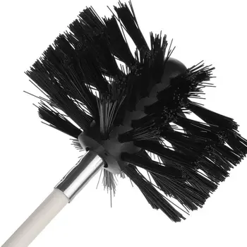 

Dryer Duct Cleaning Kit, Lint Remover,Bendable, 6 Poles+1 Brush Head, Chimney/dryer Pipe Inner Wall Cleaning Brush, Power Drill