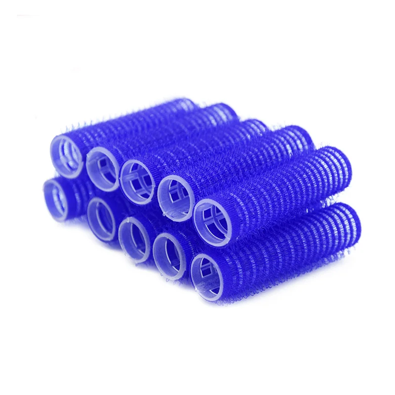 91Box 15mm 5pcs Self-Grip Hair Rollers Heatless Hair Curlers No Heat Hair Bangs Volume Self-adhesive Hook Curlers Styling multifunction nordic style plug holder self adhesive free punching row socket fixed cable organizers desktop organizer plug hook