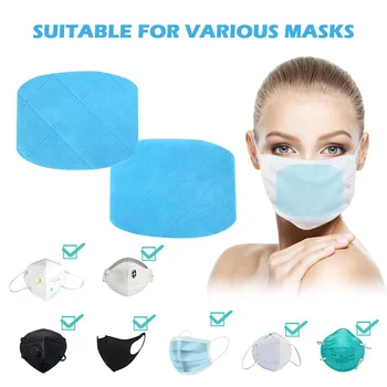 

50Pcs Disposable Masks Pad 3 Layer Safety Anti Dust and Haze Breathable Mouth Cover Protective Face Mask Pad In Stcok
