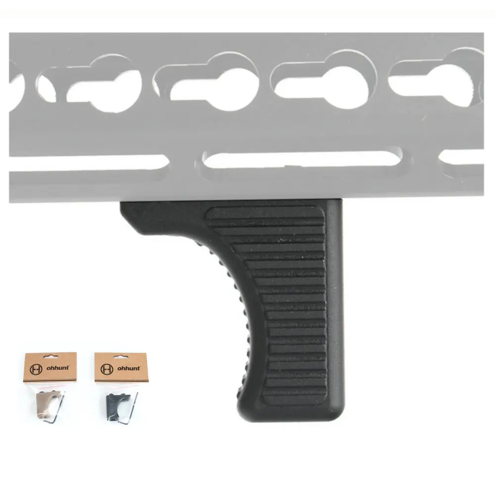 Ohhunt тактический охотничий Keymod Rail Handguard ручной стоп баррикад отдых стандартный интерфейс алюминиевый черный загар