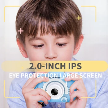 

Kids Birthday Cartoon Camera Video 12 MP Children 2.0 inch HD Color Screen Gifts for Children Early Learning Supplies