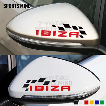 

10 Pairs SPORTS MIND Vinyl Rear view Mirror Car Styling Car Sticker Decal For Seat Ibiza 6j FR Leon Cupra Exterior Accessories