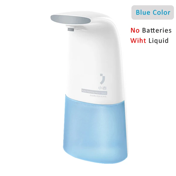 Blue With Liquid Xiaomi mijia Mini Автоматическая Индукционная Смарт рук использует стиральную машину для стирки 0,25 s инфракрасная ИНДУКЦИЯ сенсорный экран- мыло - Цвет: Blue With Liquid