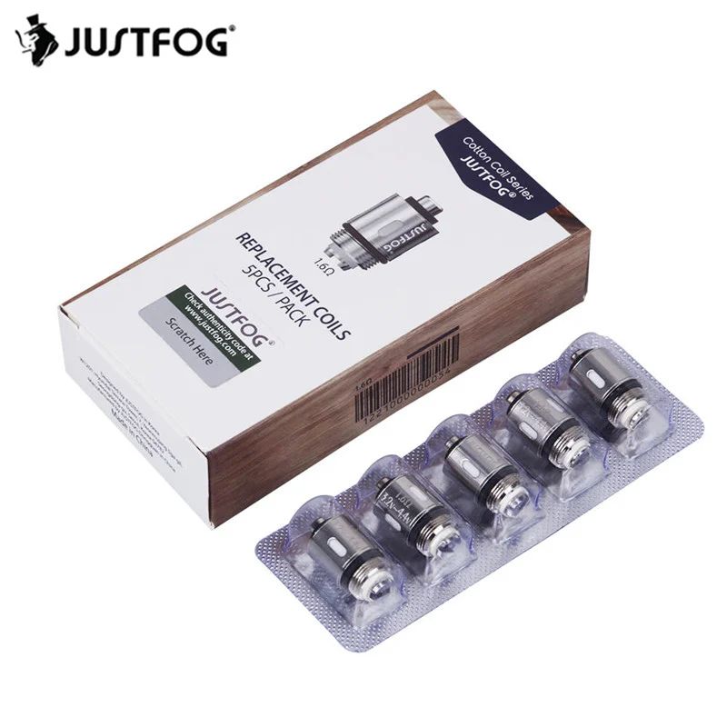 

JUSTFOG Coil Head Core 1.2ohm 1.6ohm for Justfog C14 Q14 Q16 P16A P14A Kit Atomizer Vaporizer Electronic Cigarette Vape Kit