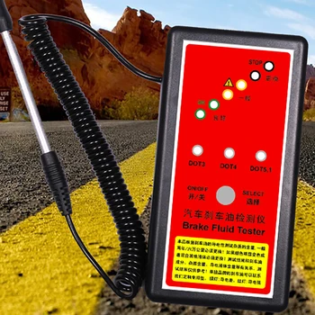 

Automotive Brake Fluid Oil DetectorBrake Fluid Detector Digital Oil Quality Inspection LED Indicator Display Diagnostic