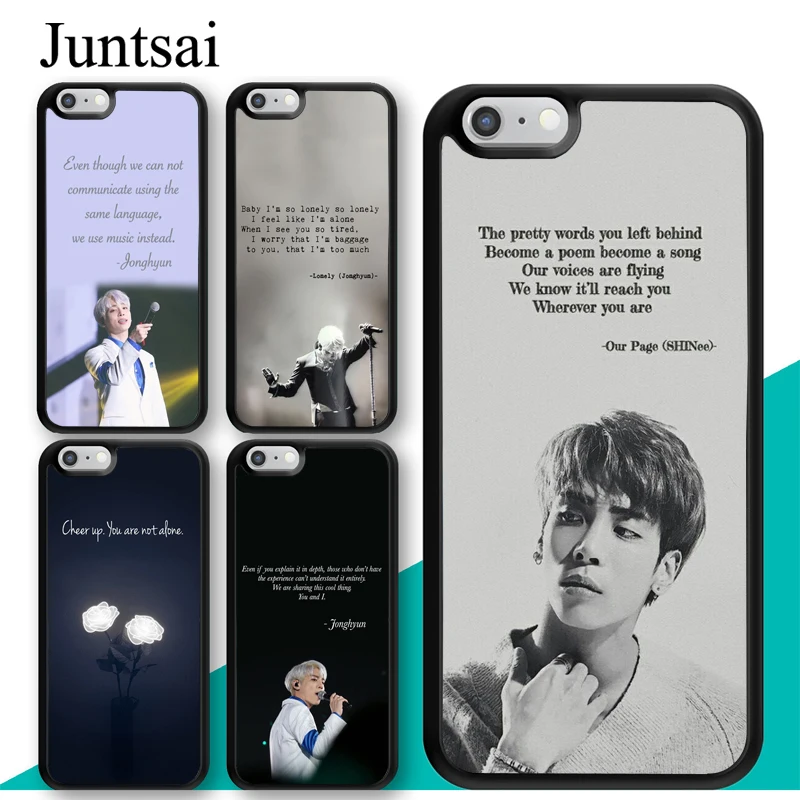 Чехол Lonely Jonghyun для iphone 11 12 Pro Max mini XR XS MAX X 5S SE 2020 6S 7 8 Plus|Бамперы| |