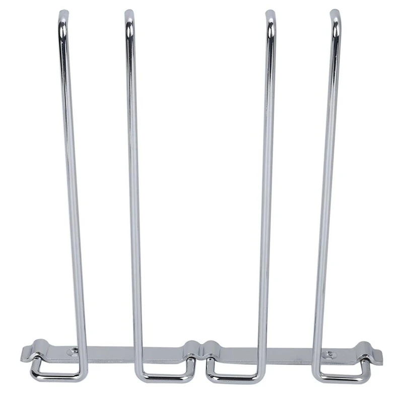 

Wall-Mounted Wine Cup Holder Double-Row Cup Holder Goblet Rack Wine Rack Upside Down Hanging Cup Organizer Display Shelf