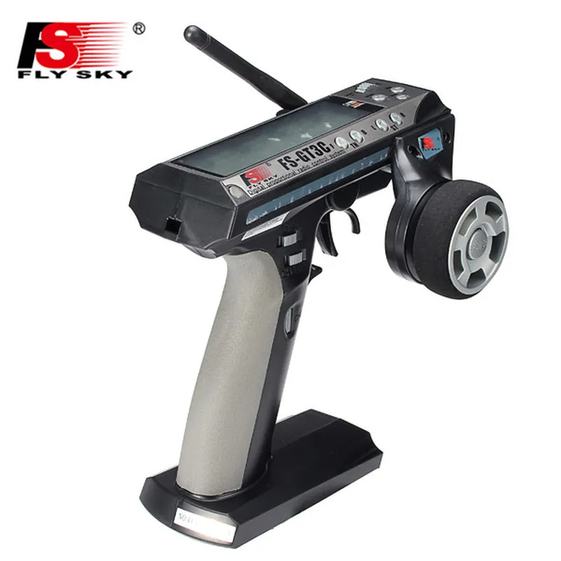 Online Control remoto del transmisor Flysky FS GT3C GT3C con el receptor GR3E para el coche RC camión orugas Jeep barco 4WD