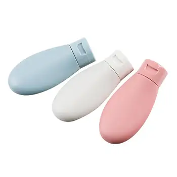 

3pcs Shampoo Storage Bottle Hose Flip Empty Bottle Portable Lotion Refillable Bottles For Travel Cosmetics Dispenser