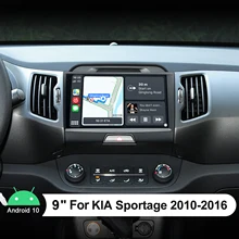 

9 Inch Touch Screen Android 10.0 System Bluetooth 5.1 Reverse Camera 1280*720 IPS Car Radio 4G HD For Kia Sportage 2010-2016