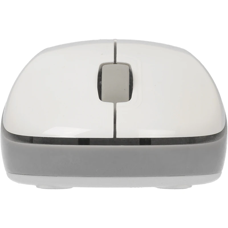 Мышь Logitech Mini M187 белый/серый оптическая(1000dpi) беспроводная USB для ноутбука(2but