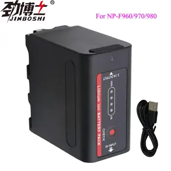 

1X NP-F970 NP-F960 NP-F980 NP F980 NP F970 NP F960 Batteries with LED Power Indicator for SONY HVR-HD1000 HVR-HD1000E HVR-V1J