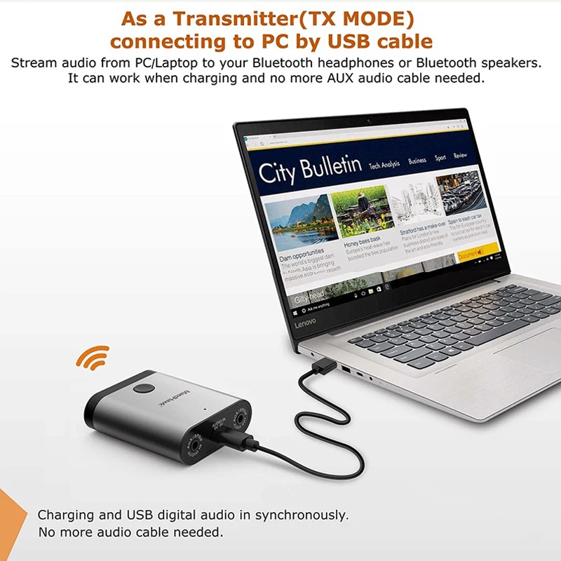 JINSERTA Bluetooth 5 0 Receiver Transmitter 4 2 aptX HD for TV Headphone Optical 3 5mm SPDIF Bluetooth AUX Audio Adapter