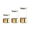 Gilded Glass Storage Jars Decorative Candy Pot Sealed Storage Jar with Lid Spice Grains Pots High Capacity Kitchen Organizer Box 5