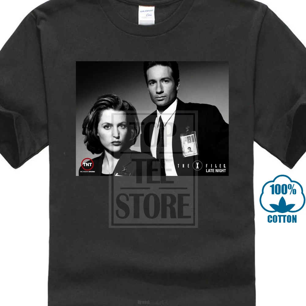 

* * X Files T Shirt Agent Scully Mulder Season 1 2 3 4 5 Small Medium Large Xl Man Fashion Round Collar T Shirt
