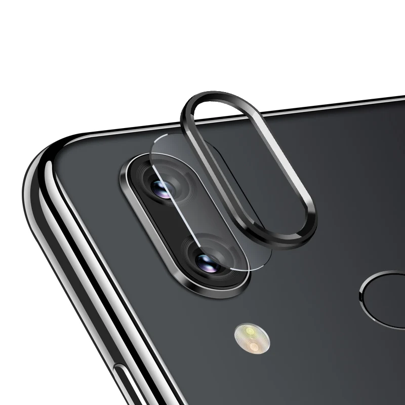 Black and Soft Glass Для Xiao mi Red mi Note 7 Чехол для Xio mi Red mi Note 7 8 K20 Pro Note7 Red mi K 20 чехол для задней камеры защита экрана из закаленного стекла - Color: Black and Soft Glass