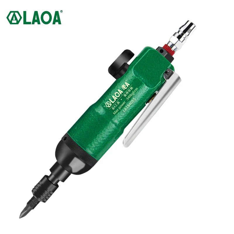 

LAOA 5.5H 9000RPM 90-126kgf/cm Air 2CFM Tools Pneumatic Screwdriver Screw Driver Made in Taiwan Air Screwdriver