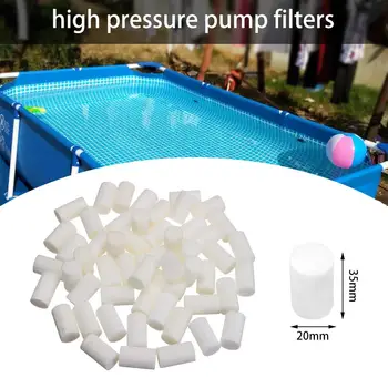 

20/50pcs High Pressure Pump Filter Element Refill 35*20mm White Fiber Cotton Filters For Air Compressor System Mayitr Dropship #