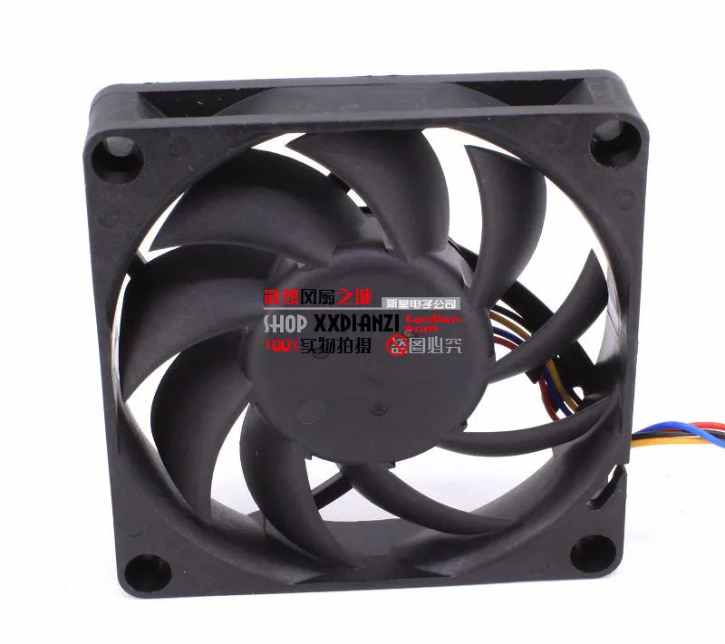 AUB0712MB 7015 0.24A 7 см ШИМ 4 pin AMD cpu 12V вентилятор охлаждения